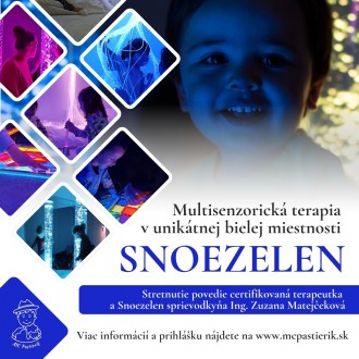 Multisenzorická terapia v bielej SNOEZELEN miestnosti