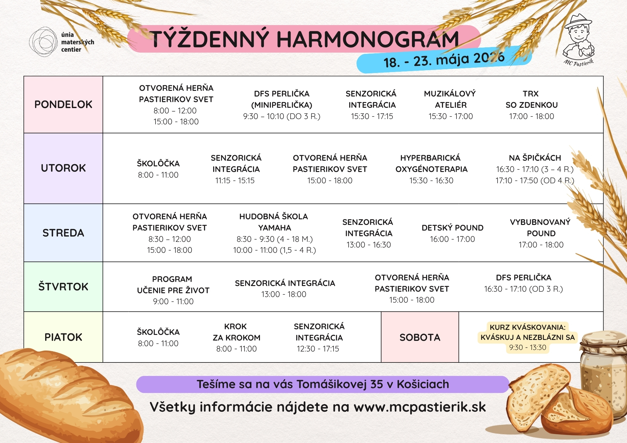 Harmonogram 2026 13