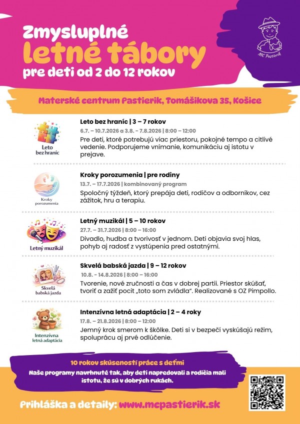 Letne tabory MC Pastierik