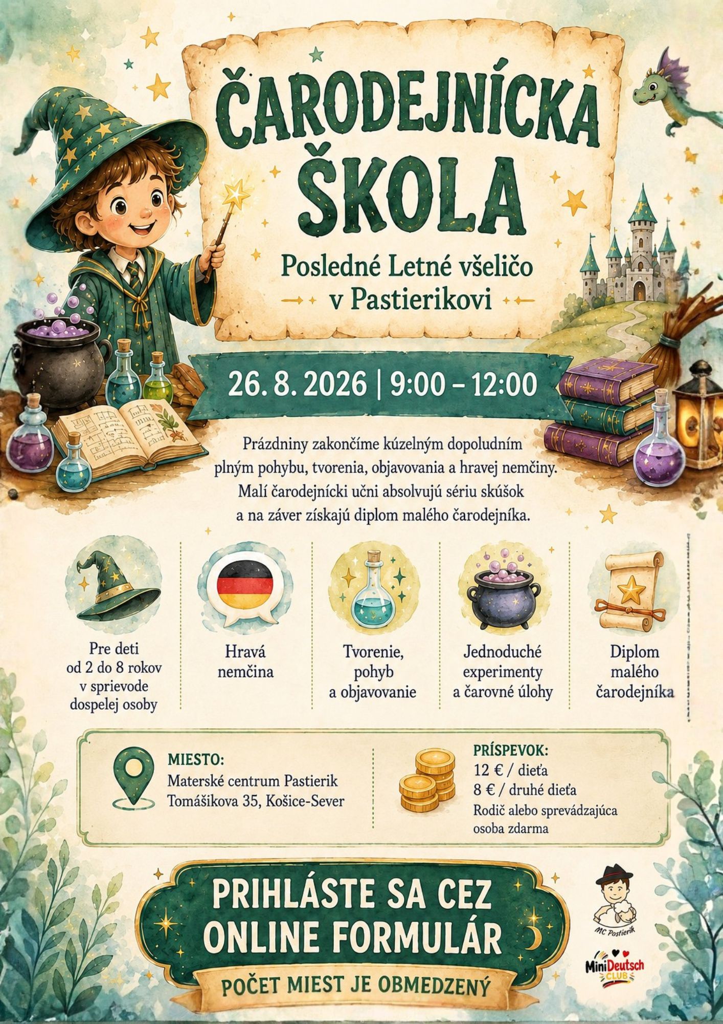 Čarodejnícka škola – Letné všeličo v Pastierikovi